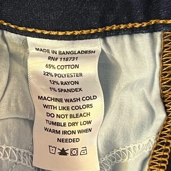 Dark Blue Women's Jeans - Picture 5 of 7